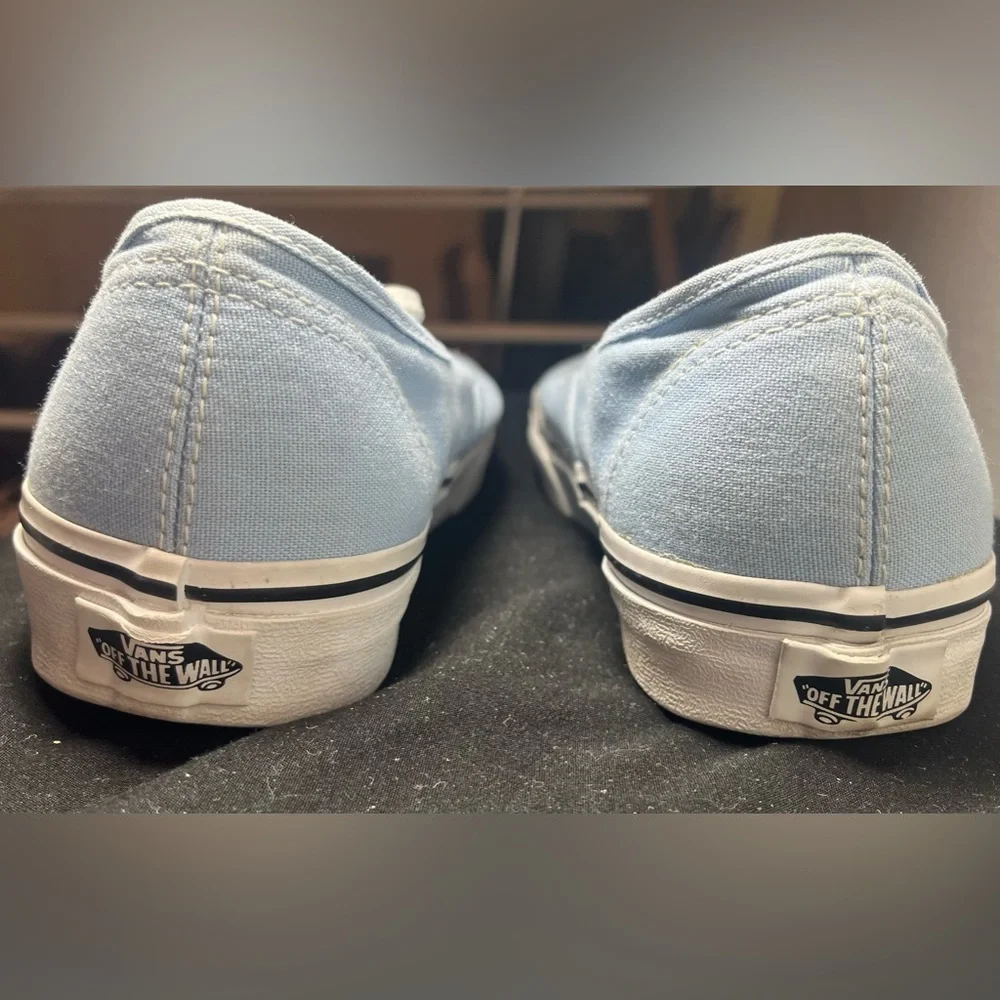 Vans Low Tops Shoes Lot of 2- Pink & Blue - Women’s Size 8.5 & Men’s Size 7 - Picture 13 of 16